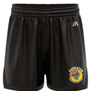 (CYCLONES SQUAD REQUIREMENT) Female Cut Black KBA shorts